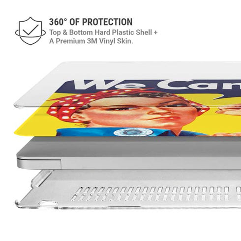 Rosie The Riveter Vintage War Poster MacBook Air 15in (2023-2025) Case plus Skin